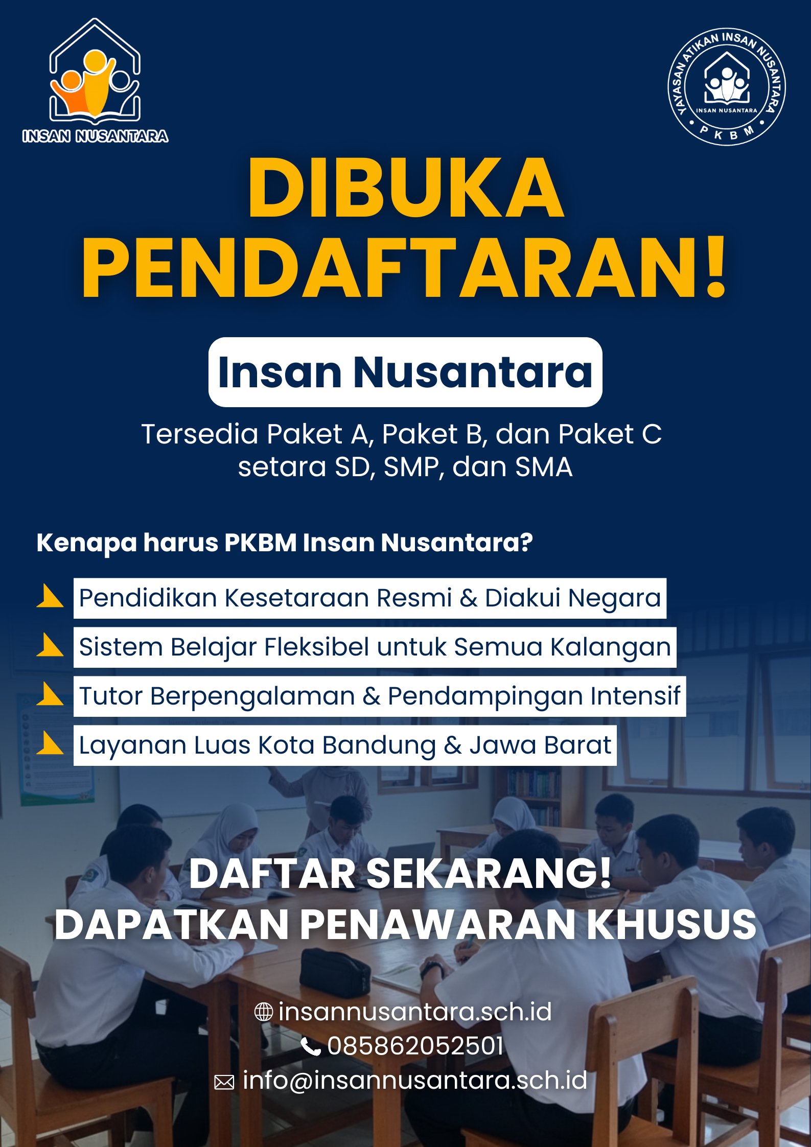 DIBUKA PENDAFTARAN!